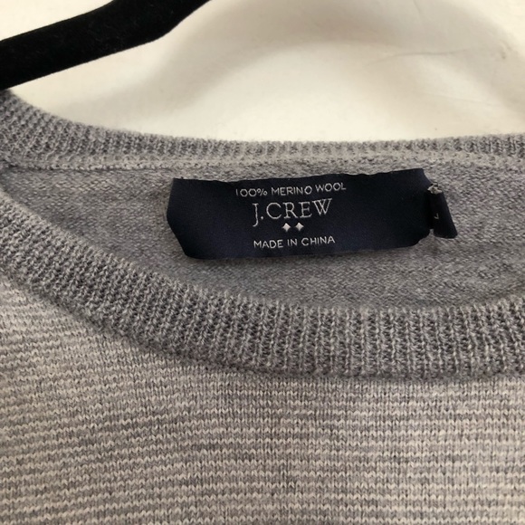 J. Crew Merino Wool Sweater in Gray - Picture 2 of 3